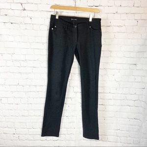 Eileen Fisher Ponte Knit Skinny Pants Charcoal 6